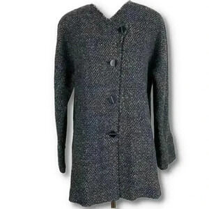 Vtg Hoang Nguyen blazer size 8 lagenlook 45% wool